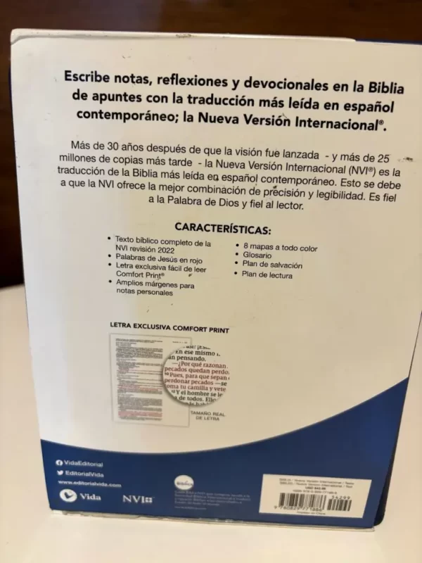 Santa Biblia Edición para Notas NVI