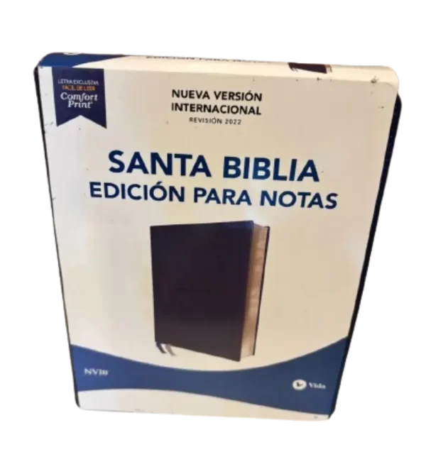 Descubre la Biblia Notas NVI Azul: Tu Compañera de Reflexión