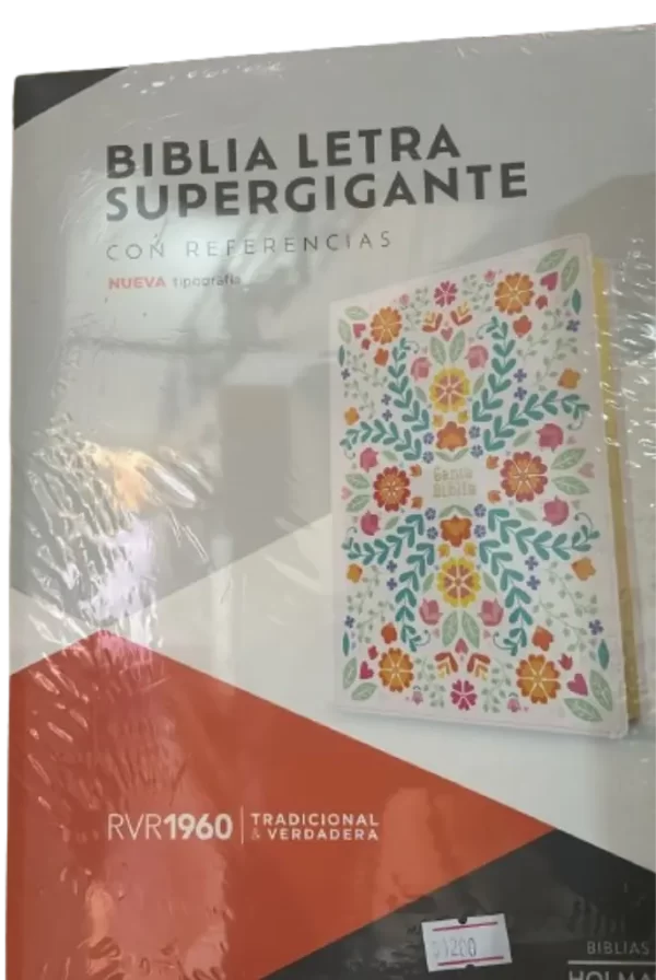 Santa Biblia Letra Súper Gigante Con referencias